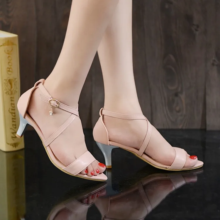 

2017 Gladiator Sandals Women Plus Size Shoes Women Sandals Bottom High Heels Sapato Feminino Summer Style Chaussure Femme T111