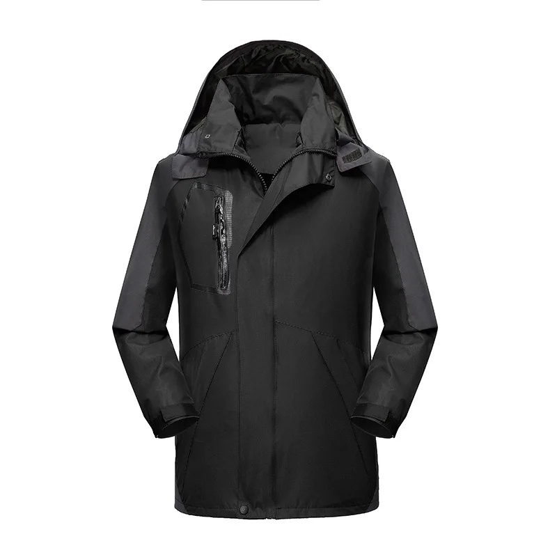 Новая весенне-осенняя мужская Мягкая куртка для альпинизма, мужские уличные походные альпинистские водонепроницаемые лыжные куртки, ветрозащитные - Цвет: B