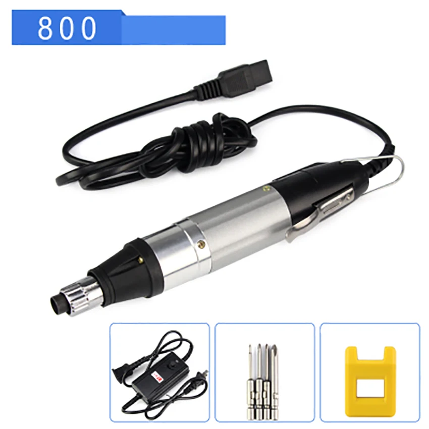 

DC Power 220V Straight Electric Screwdriver Set Home Electronic Screw Driver Maintenance Repair Tool Repair Accessories Home DIY