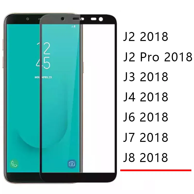 Защитное стекло для Samsung Galaxy J8 J7 J6 J4 J3 J2 Pro 2018 закаленное защиты экрана J 2 3 4 6 7 8