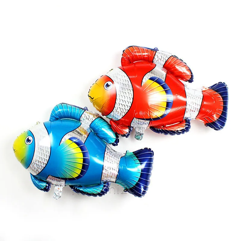 

10 Pieces Large Clown Fish Foil Balloons Classic Toys Marine Fish Helium Balloon Wedding Decorations Birthday Party Supplies