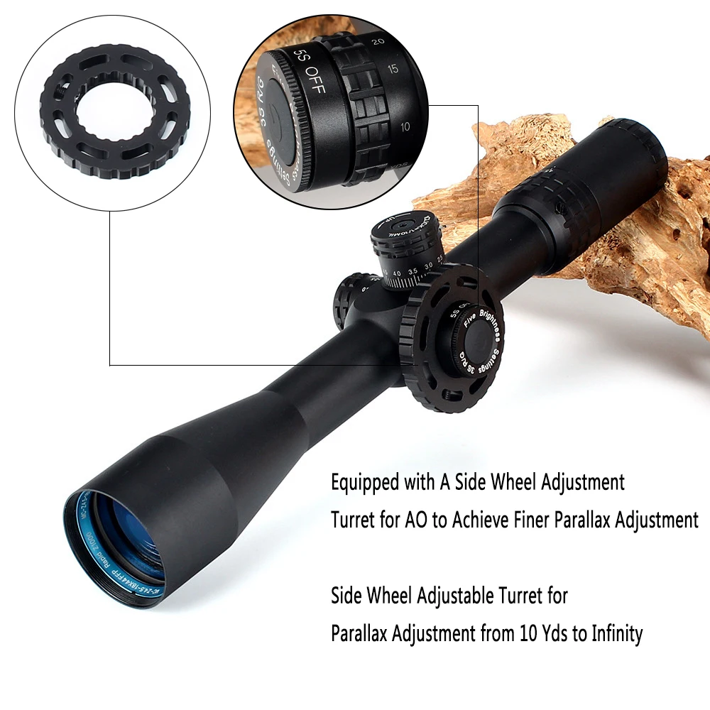 ohhunt MC-Z 4.5-18X44 FFP First Focal Plane Hunting Optical Riflescope Side Parallax Z1000 Glass Etched Reticle Lock Reset Scope (2)