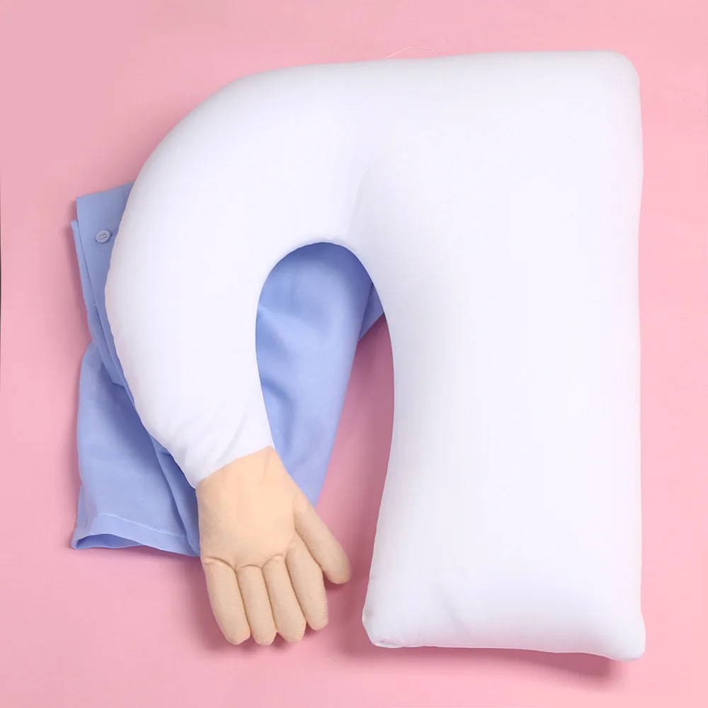 Nueva Moda Divertido Novio Brazo Almohada Cojín Suave Dormitorio Throw Almohada Cuerpo Enorme
