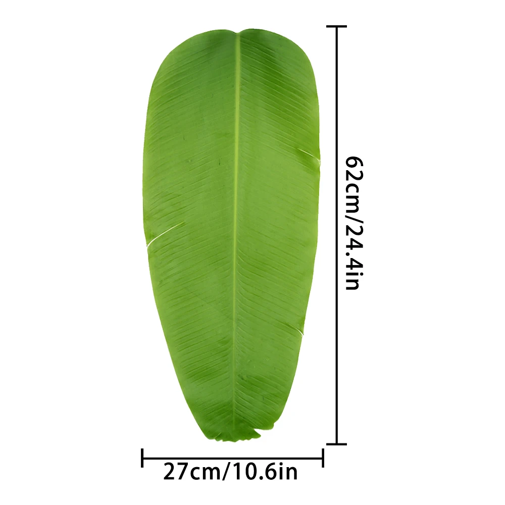 1 шт. зеленый искусственный банан листья один лист для дома вечерние украшения поддельные Лист Коврик