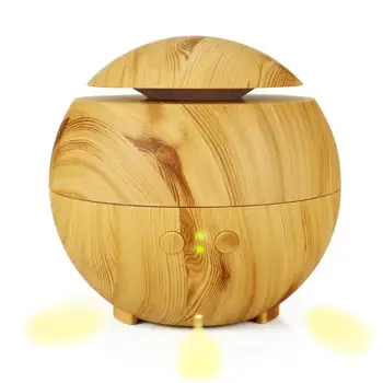 

600ml Ultrasonic Humidifier Aroma Diffuser Mist Maker Essential Oil Diffuser Dual Mode Adjustable 3 LED Lamp Air Humidifier