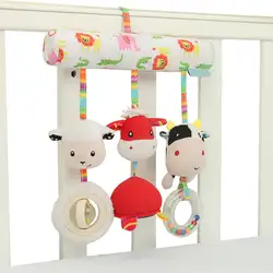 Новорожденный инфрант детская кровать переносное детское кресло Висячие плюшевые фермы знак зодиака Овен корова игрушки с колокольчиками