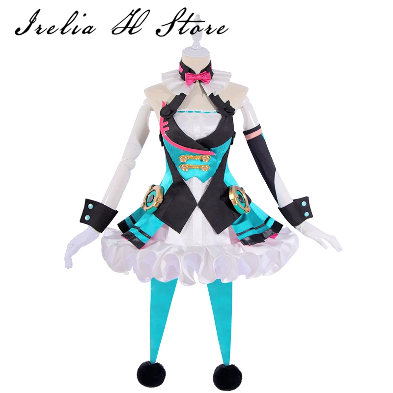 {Stock}Magic Future Miku магический Мирай Вокалоид Хацунэ Мику костюм для косплея Униформа