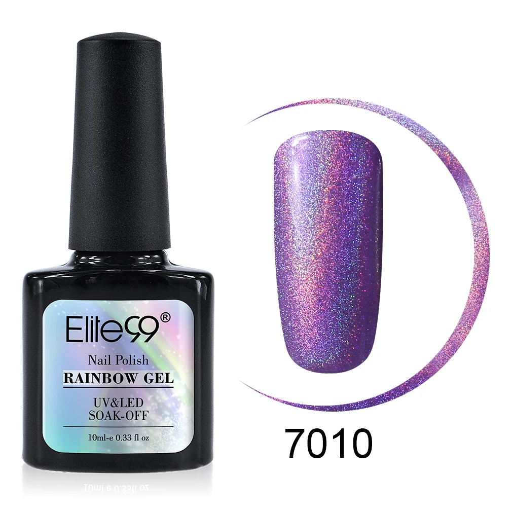 

Elite99 Bling Rainbow Shimmer Nail Gel Polish 10ml Lacquer Soak off UV LED Vernis Semi Permanant Nail Art Design Gelpolish