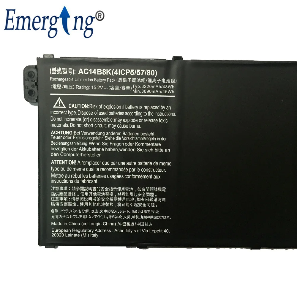 Аккумулятор для ноутбука Acer Aspire V3 новый оригинальный аккумулятор 15 2 в 46wh 48wh 371