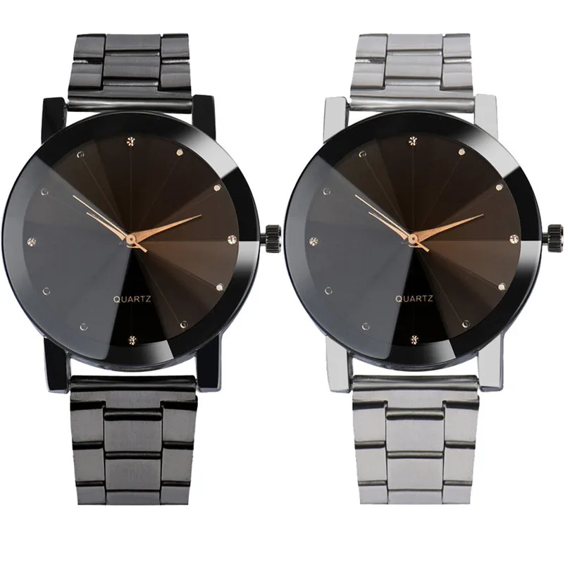 Роскошные модные часы для женщин, браслет с кристаллами для мужчин и женщин, аналоговые кварцевые наручные часы из нержавеющей стали