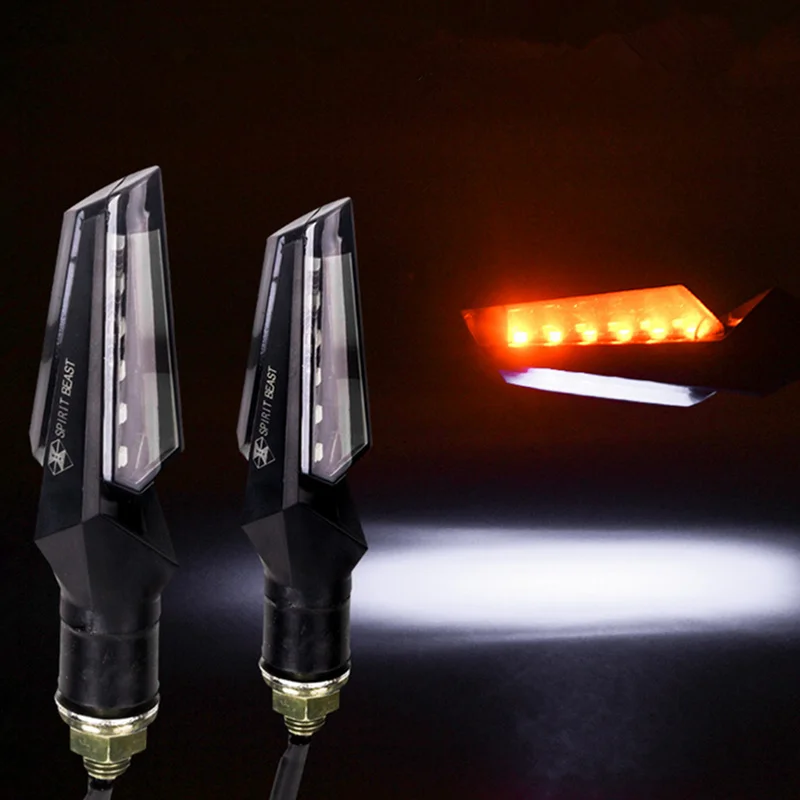 LED Steering Light Flashing Headlight 12Led Indicator Light Blinker font b Lamp b font Turn Light