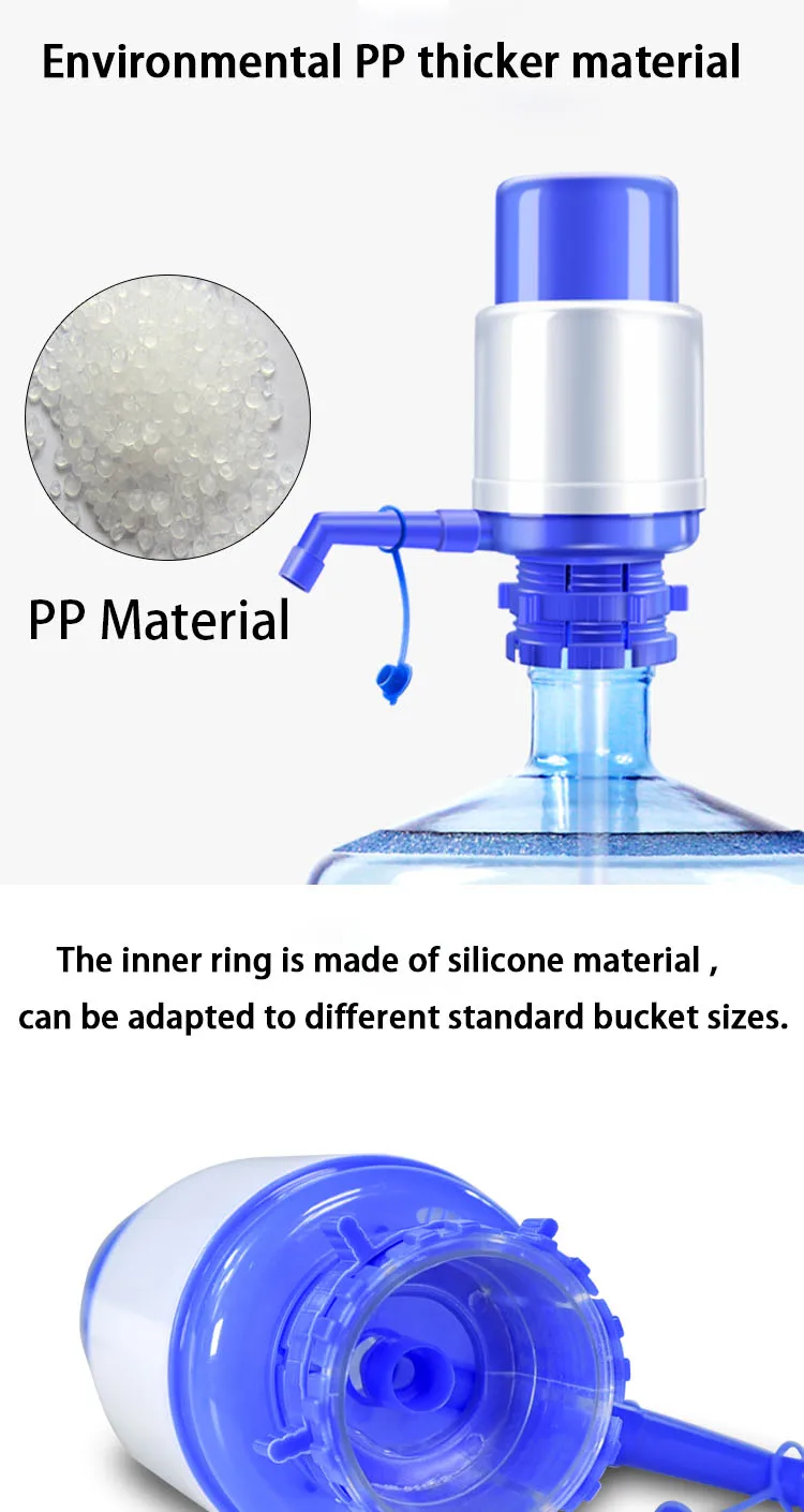 1 шт. насос для ручного прессования питьевой воды для бутылок со съемной трубкой Инновационный ручной насос Диспенсер Инструмент