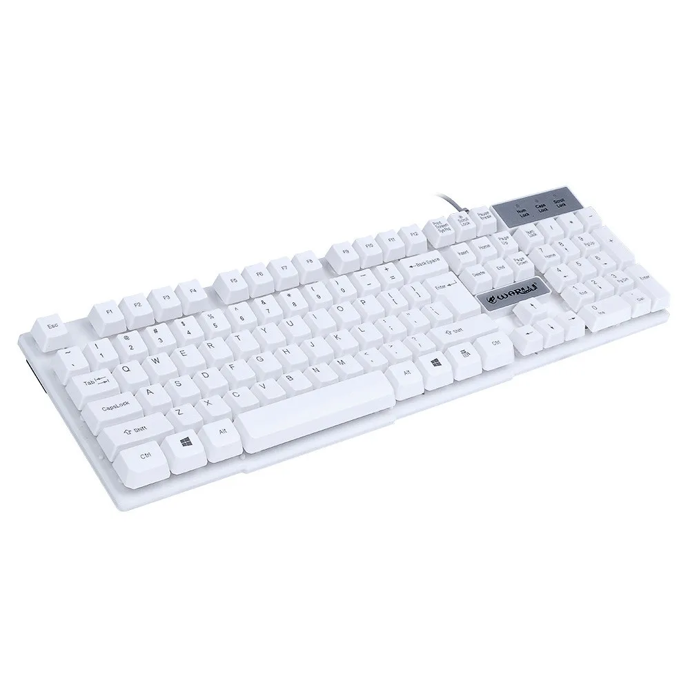 

USB Wired Illuminated Colorful LED Backlight Multimedia PC Gaming Keyboard Mini Silent Gamer Keyboard 20A Drop Shipping