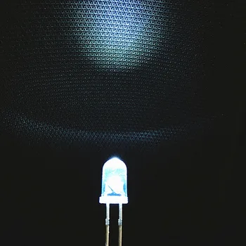 

1000pcs 5mm led white light bulbs / 5MM White Colour LED emitting diode F5mm White LED