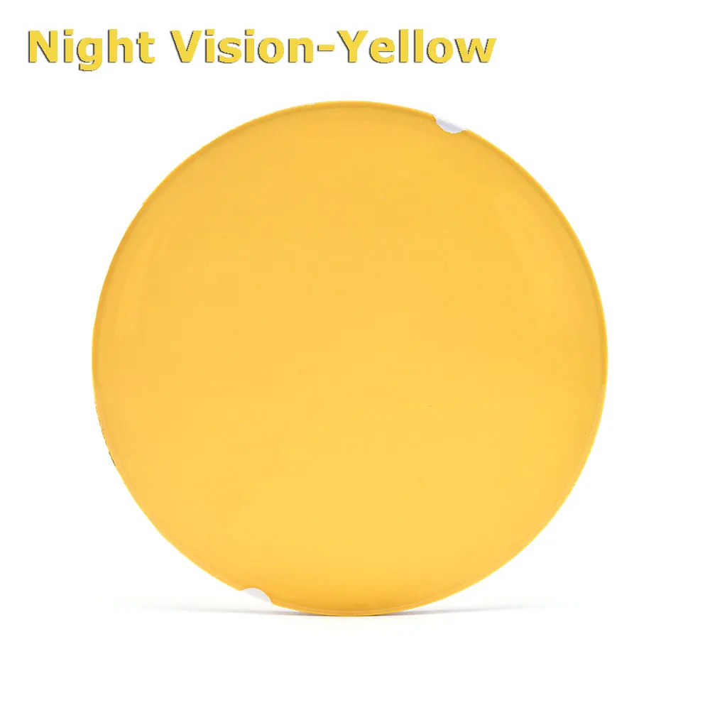 Gmei оптические 1,61 с высоким индексом тонкие поляризованные солнцезащитные очки линзы 5 цветов на выбор одиночные оптические линзы; по назначению специалиста 2 шт - Цвет линз: Night-Vision-Yellow
