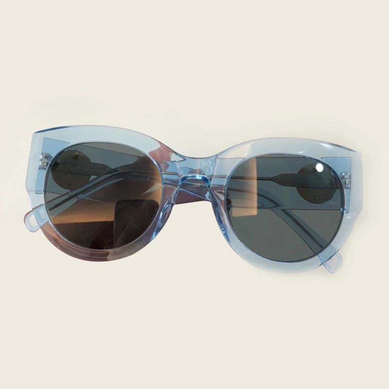 Eye Rahmen no 3 Oculos Mode 1 Frauen Acetat Qualität Sonnenbrille no No 2 5 Feminino Brillen De Cat no no Sol Hohe Gradient 4 Lens Vintage nwtqpx8n1