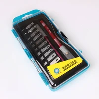 עץ ידית 2pcs חדרים- slip ידית עם 14 יח 