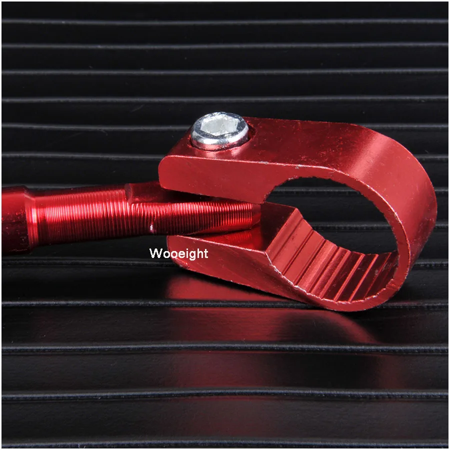 Wooieght 22mm Universal Motorcycle Motorbike Handlebar Trolley Adjustable Rod Balance Bar Cross Handle Reinforce Grips (6)