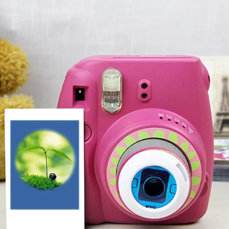 Instax Mini 8/8+/9/7 s/KT 6 шт. цветные светофильтры для камеры моментальной печати Fuji