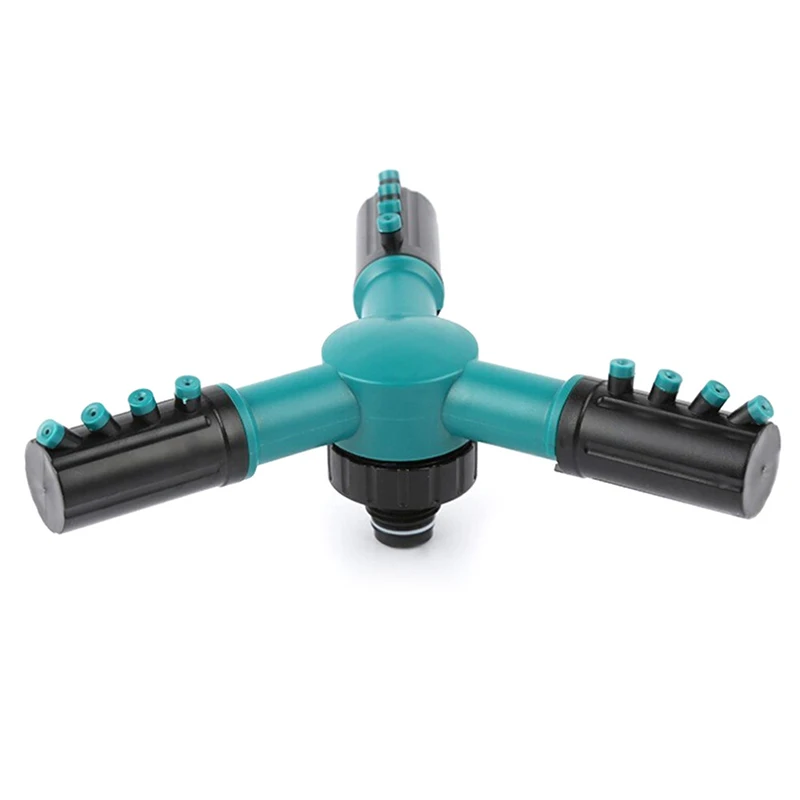 

3 Nozzle Water Sprinkler Garden Sprinklers Water Durable Rotary Water Nozzle Three-arm Garden Sprinkler Watering Head Lawn