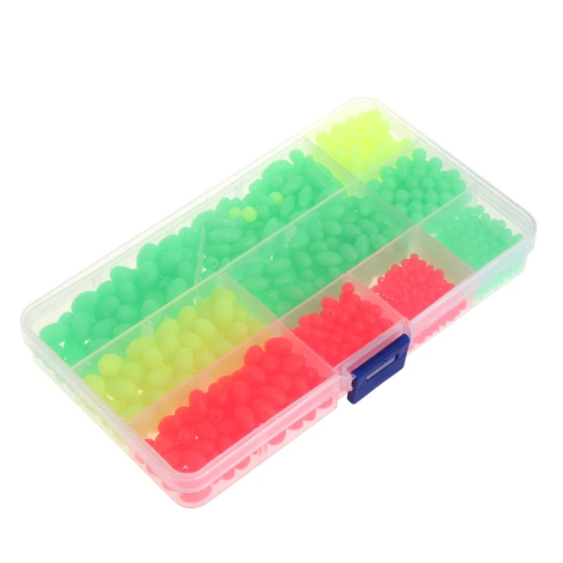 Buy 1000 Pcs Fishing Floating Beads Oval Bright