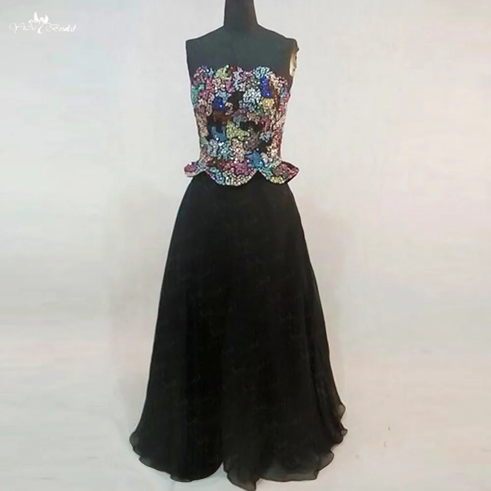 heavily beaded evening gown