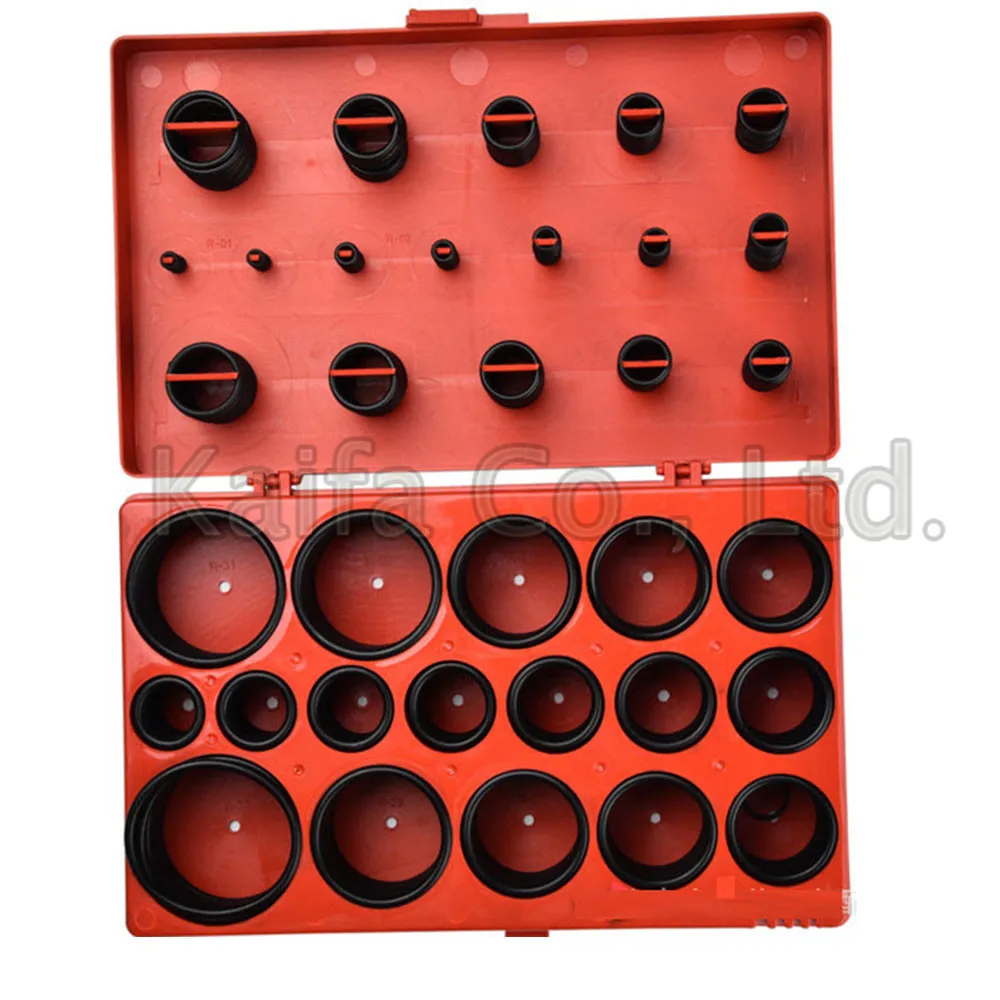 

419pcs Universal O Ring Metric Washer Seals Watertightness Assortment Kit for Automotive Mechanics O-ring Rubber Silicone Gasket