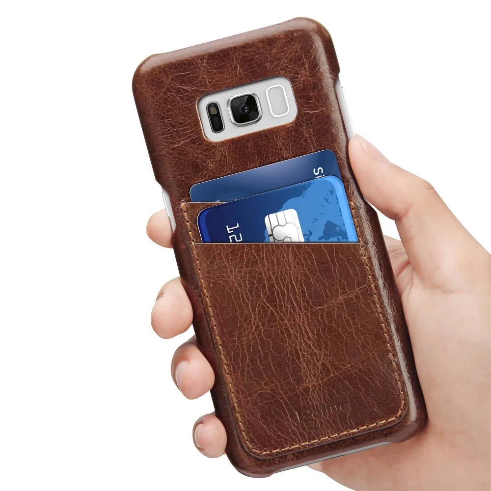 For Samsung Galaxy S8 Case Benuo Vintage Genuine Leather Slim Phone Case Back Cover For Samsung