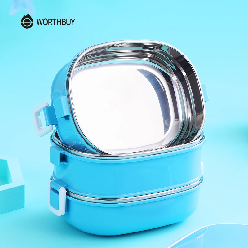 WORTHBUY японский контейнер для завтрака детей школьная герметичная коробка из