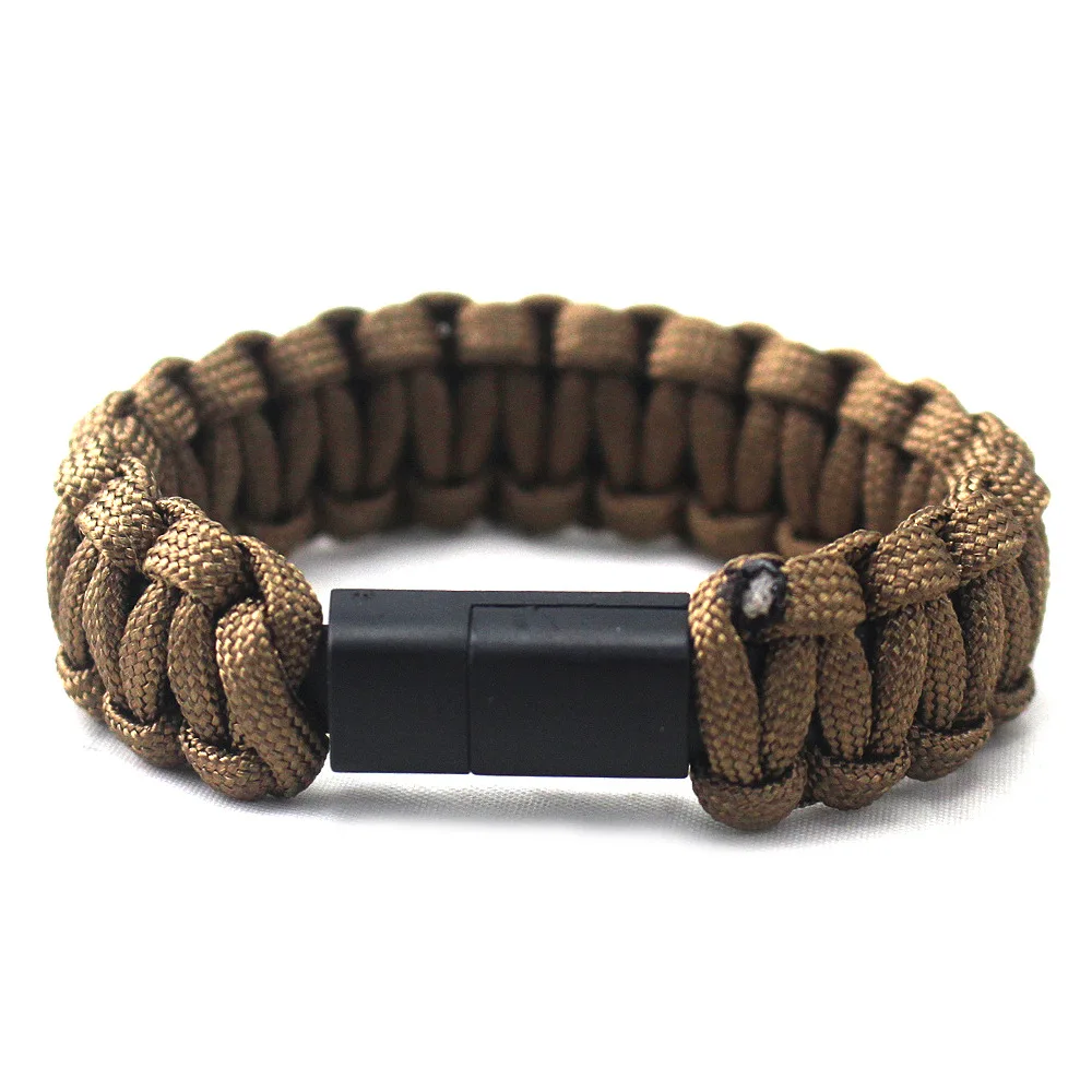 OnthelevelBraidedBraceletWristLightningCableDataBracelet