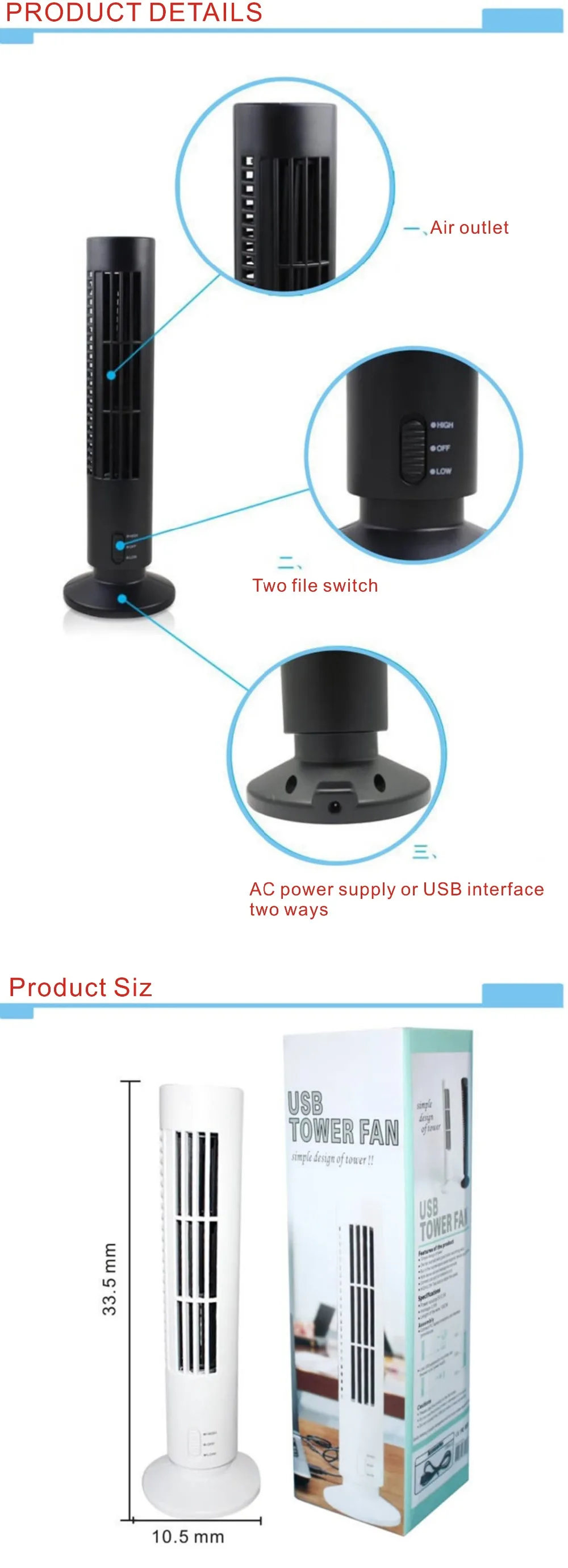 5 V 2,5 W Mini Портативный охлаждающий очиститель кондиционер башня Bladeless Офис PC ноутбук Настольный usb-вентилятор