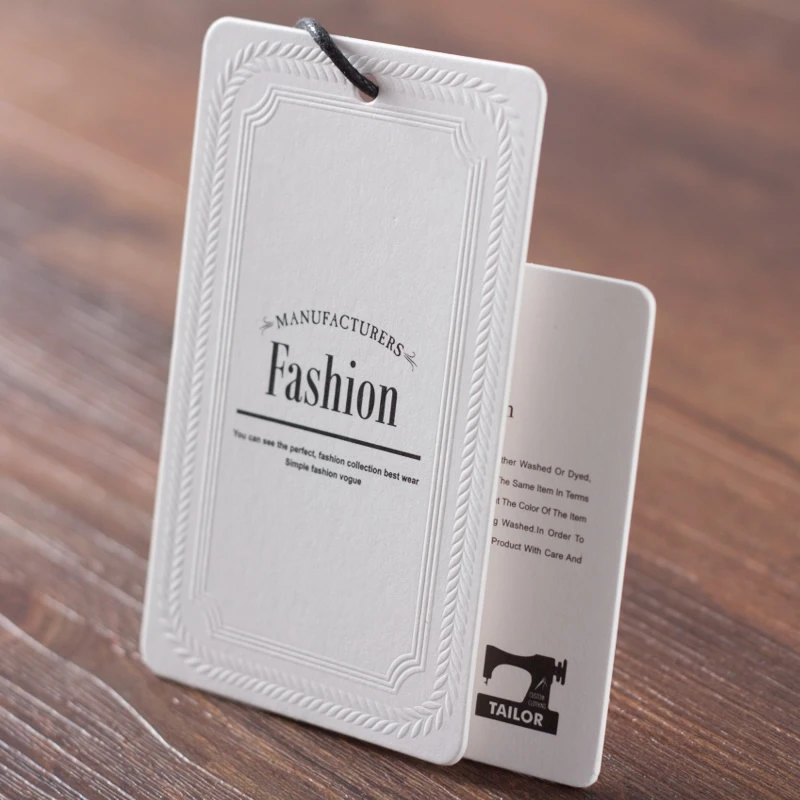 clothing price tags custom