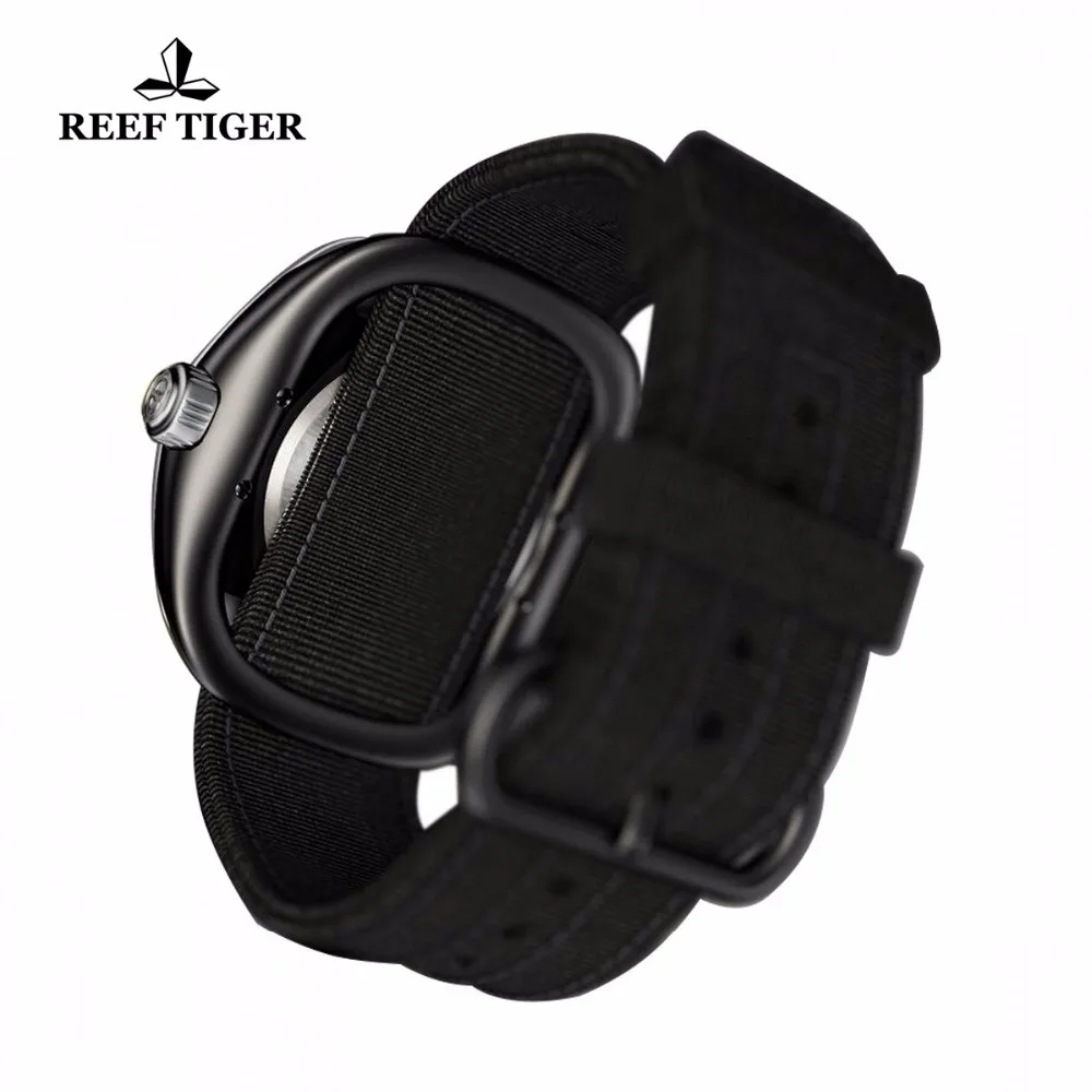 Роскошные дизайнерские часы Reef Tiger/RT с креативным циферблатом суперсветящиеся