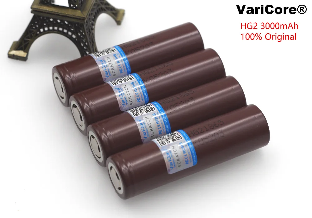 Оригинальный VariCore для LG HG2 18650 3000 мАч батарея 18650HG2 3 6 В разряда 20A посвященный