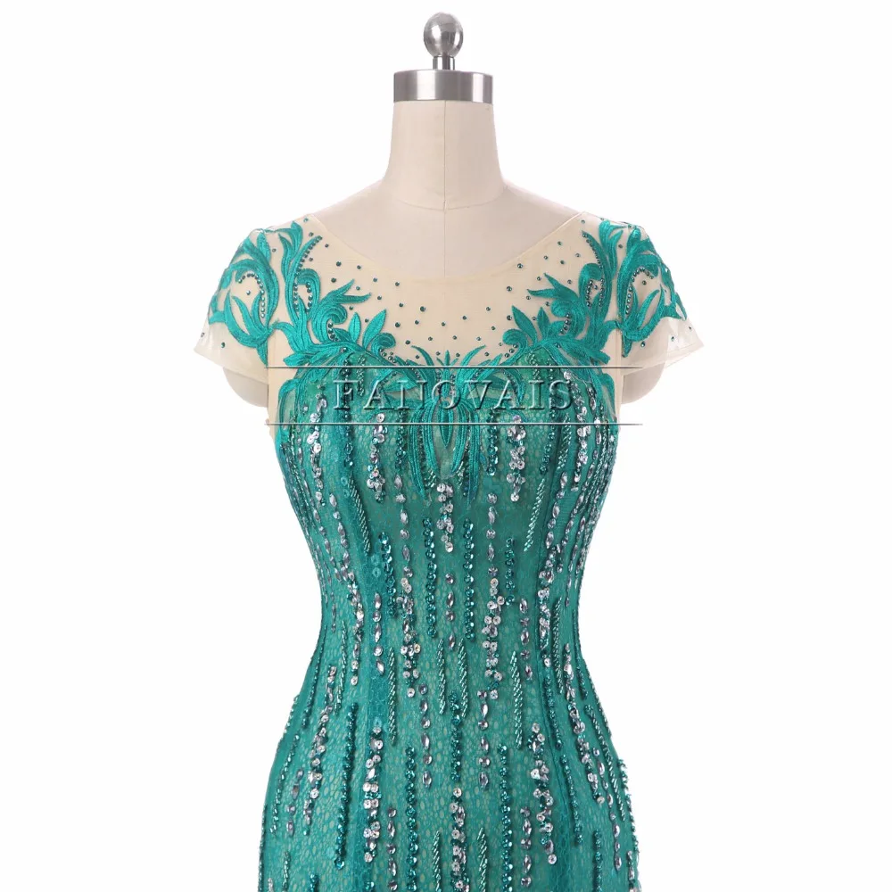 Real Picture 2017 Green Mermaid Evening Dresses Scoop Sequined Embroidery Tulle Prom Dress Long Evening Party Dress ASAE43 Real Picture 2017 Green Mermaid Evening Dresses Scoop Sequined Embroidery Tulle Prom Dress Long Evening Party Dress ASAE43