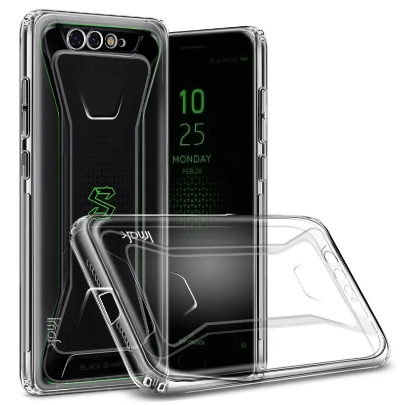 IMak Супер тонкий Airbag Stealth мягкий чехол для Xiaomi Black Shark прозрачный Капа Blackshark задняя
