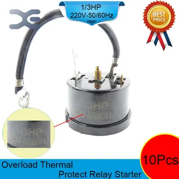 

10PCS Overload Protector Refrigerator 1/3 HP Compressor For Refrigerator 220V 250W Refrigerator Parts