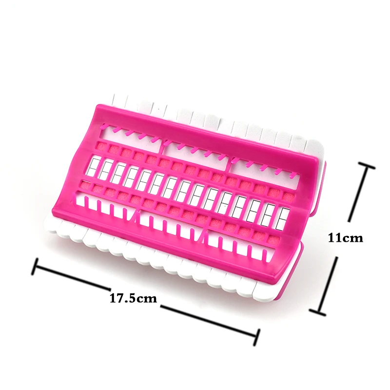Multi-function Cross Stitch Kits 30 Positions Row Line Tool Green Purple Rose Color Thread Organizer Pincushion Set For Women  (6)