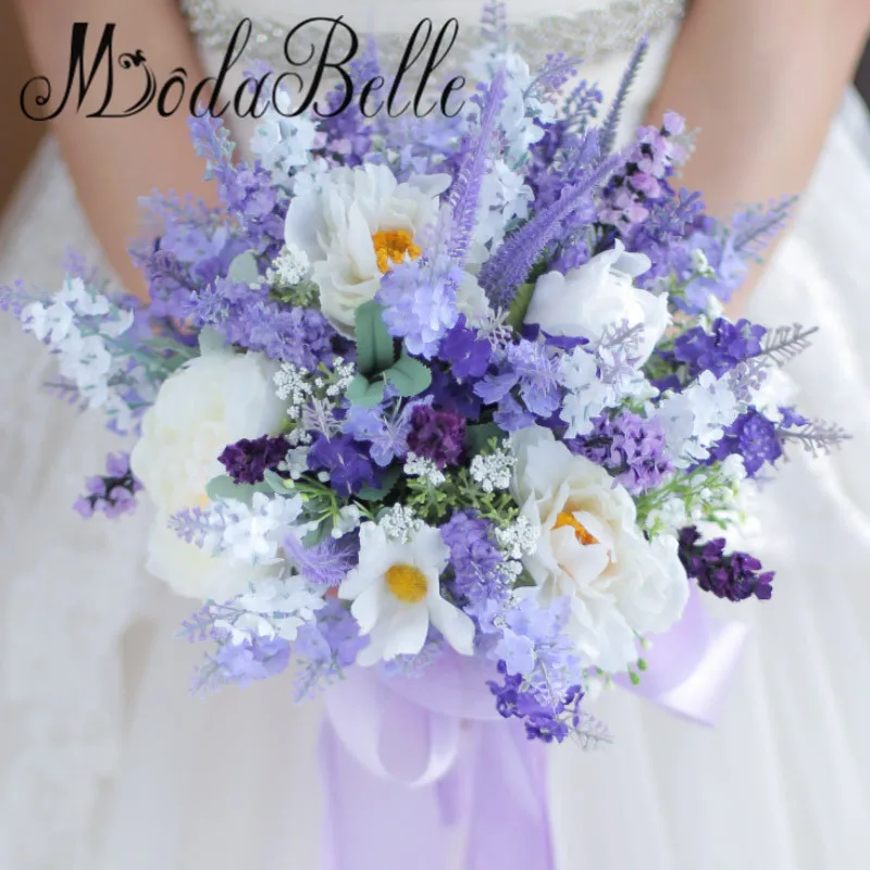 3 PièCes SéRies De Lavande Artificielle Panier Suspendu Plante Boule