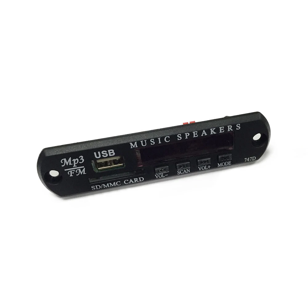 Беспроводной 12 V MP3 WMA декодер доска звуковой модуль TF USB Радио
