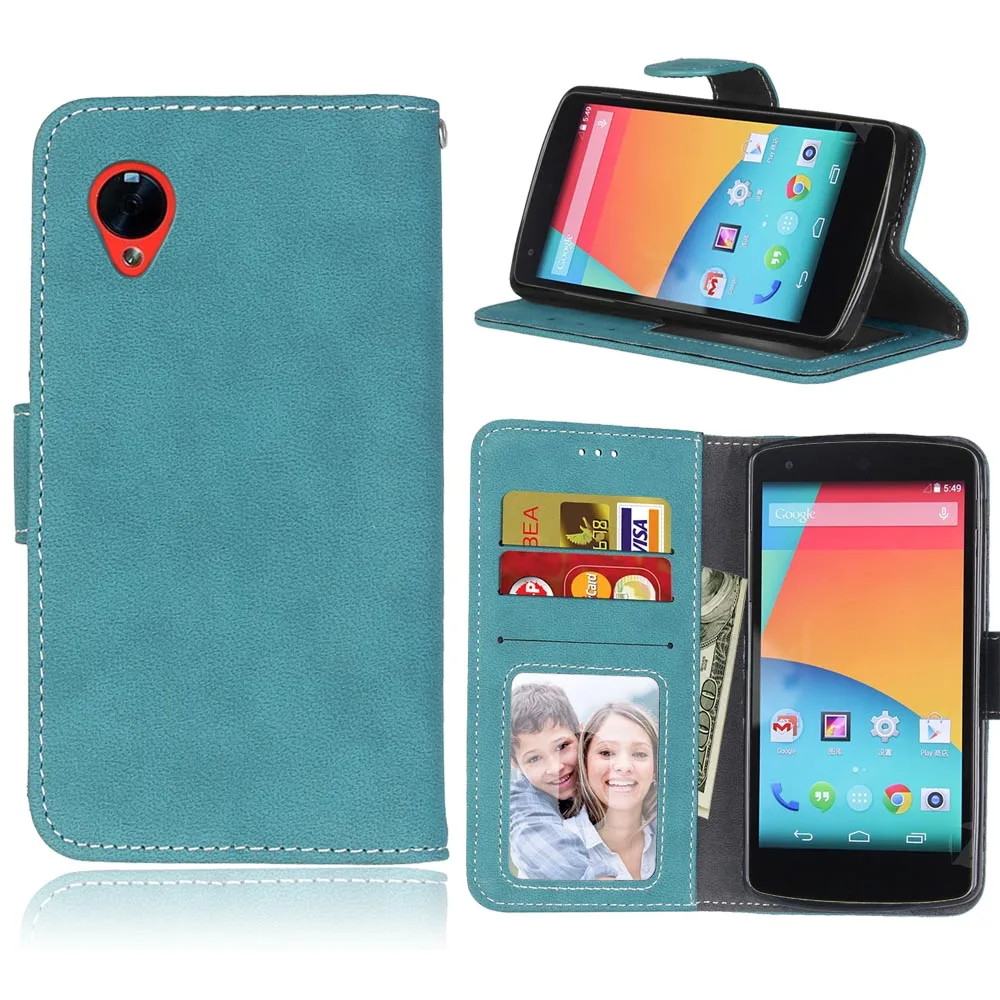 

Phone Case for LG Nexus 5 Cover Flip Wallet Case for Google LG Nexus 5 Cases Coque Hoesjes PU Leather with Card Holder Bag Shell
