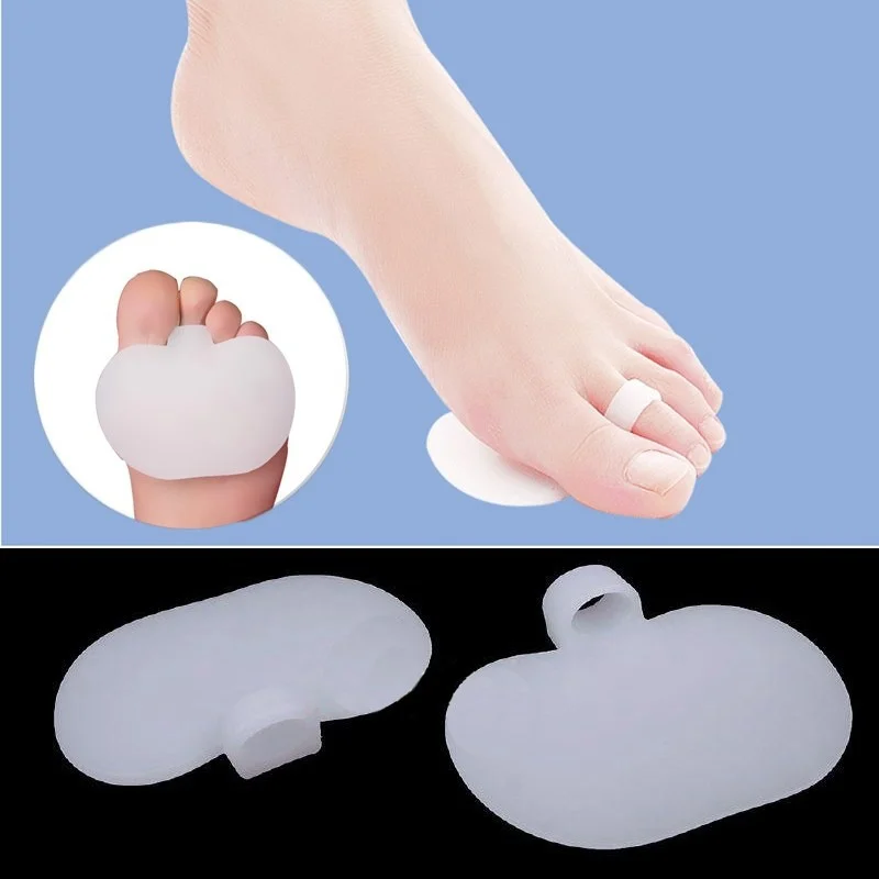 

1 Pair Comfortable Silicone Metatarsal Toe Gel Pad 2 Pcs Foot Toe Pads For High Heels Lady Girl