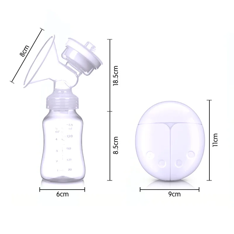 Двойной Электрический молокоотсос мощный соска всасывания USB молокоотсос с бутылка для детского молока холодной тепловой колодки с двумя молочными бутылками