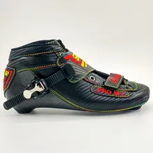SIMMONS roller roots shoes for speed inline skating Adult children Unisex speed skating shoes black shoes
