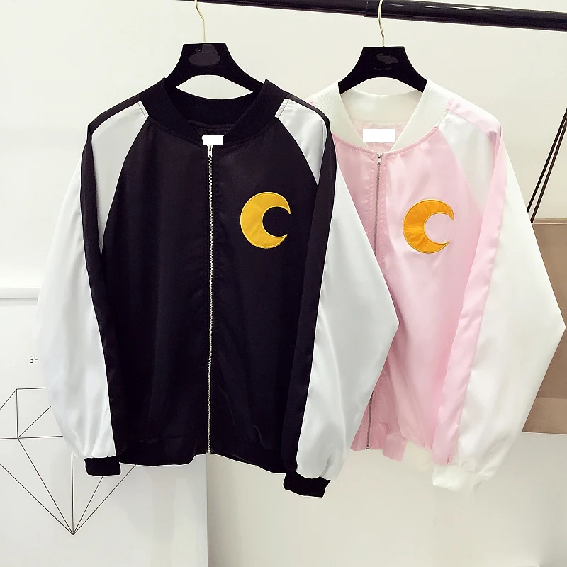 2016 harajuku japanese kawaii cute style cartoon sailor moon embroidery