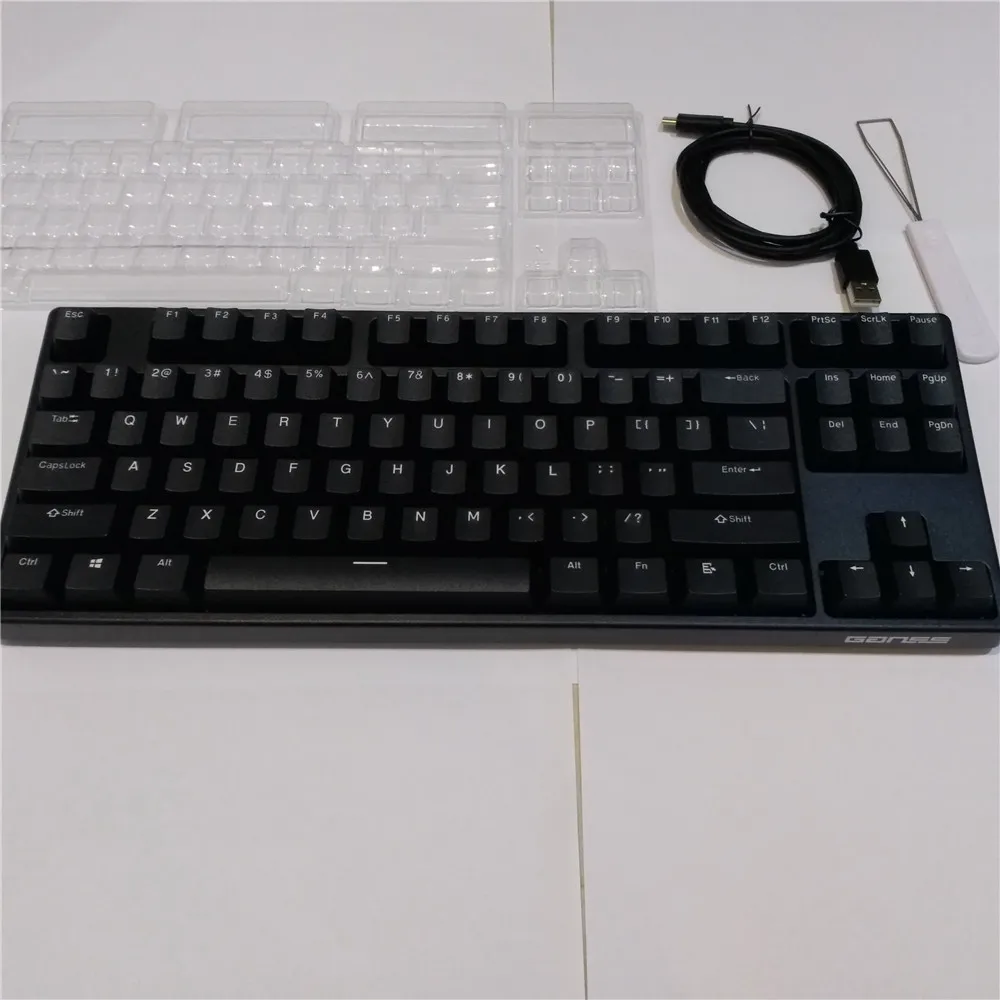 Здесь продается  TKL ganss Mechanical keyboard 87 keys Double shot PBT Bluetooth keyboard game keyboard cherry mx brown blue switch  Компьютер & сеть