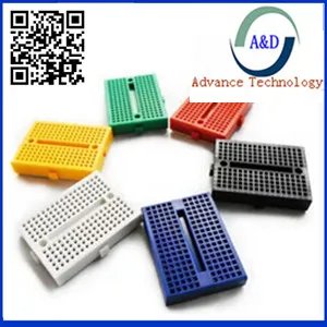 1pcs SYB 170 Mini Solderless Prototype Experiment Test Breadboard 170 Tie points 35*47*8.5mm for ATMEGA Arduino