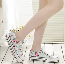 2016 New Arrival Adult Women Shoes Cut Out Flat Lace Up Rubber Sole Denim Canvas Casual Shoes