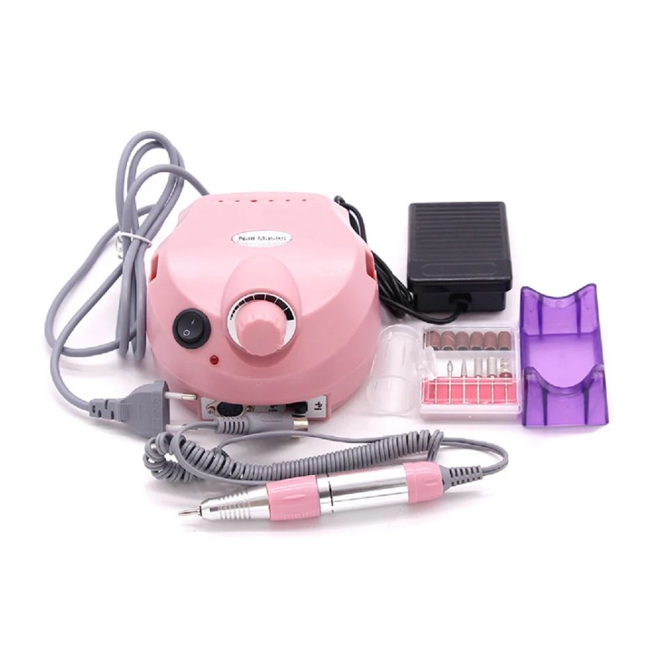 

2018 Electric Professional Nail Art Drill Machine Manicure Pedicure Pen Tool Set Kit, Gel Polish Remover File Equipment EU Plug