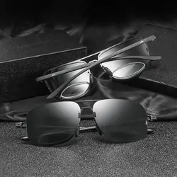 JN IMPRESSION бифокальные поляризованные очки для чтения мужские очки для вождения солнцезащитные очки пресбиопические очки диоптрий 1,0-3,0
